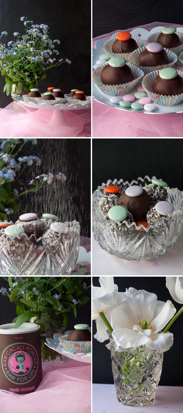 kokos,marsipan och choklad